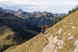 die Runde zurück ins Tal