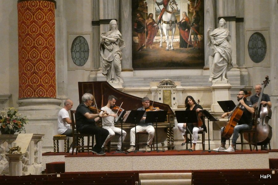 Musikprobe der interpreti veneziani mit Vivaldimusik.<br />Hatte sie früher öfters begeistert im Konzert erlebt