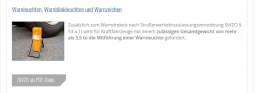 Warnleuchte für Fahrzeuge mit zulässigem GG über 3,5 Tonnen? - Wohnmobil  Forum Seite 1