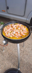 Paella . Wir waren eingeladen