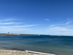 Ciboure, 25 Grad mittags