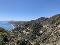 Küstenstraße von Carbneras Richtung Mojacar