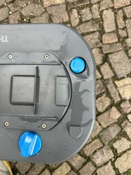 Bereich der an der Kasette nass ist