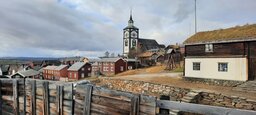 Røros, es ist stürmisch