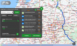 Ich suche ein Zwischenziel an der Route