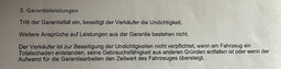 Auszug Vertragsbedingungen